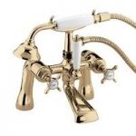 Bristan 1901 gold bath shower mixer tap