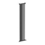 Vertical Radiator – 1800 x 328mm – Anthracite – Compact – Aluminium – Contemporary – Zephyra