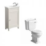 Camberley Ivory Cloakroom Toilet Unit & Winchester Toilet – Traditional