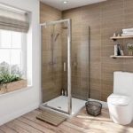 Rectangular Shower Enclosure 900 x 1000mm – Pivot Door – Framed – 6mm Glass