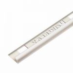 Tile Trim – 12.5mm – Aluminium – Stainless Steel Effect – Durable Design