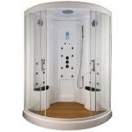 Insignia Quadrant Steam Shower Cabin – Massage Jets – 1350 x 1350