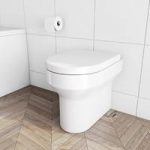Back to Wall Toilet – Concealed Cistern – Curved Contemporary – Soft Close Seat – Oakley