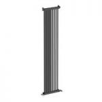 Vertical Radiator – 1500 x 328mm – Anthracite – Compact – Aluminium – Contemporary – Zephyra