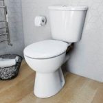 Close Coupled Toilet – Curved – Standard Seat – Clarity