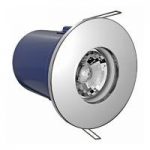 Adjustable Bathroom Downlight – IP65 – Fire Rated – Chrome – Contemporary