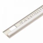 Tile Trim – 9mm – Aluminium – Stainless Steel Effect – Durable Design
