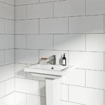 White Gloss Tiles – 248mm x 498mm – Box of 8 – Pure