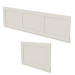 Camberley Ivory Traditional Bath Panel Pack – Front 1700mm – End 700mm