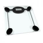 Digital Clear Bathroom Scales – Tempered Glass – LCD Display – Minimal