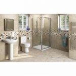 Oakley Bathroom set with 800 x 900 Pivot Enclosure & Tray