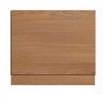 Straight Bath Wooden End Panel – 800mm – Oak Effect – Water Resistant