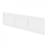 Camberley Wooden Straigth Bath Front Panel – White – 1700mm – Traditional – The Bath Co