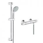 Grohe – Grohtherm 1000 Thermostatic Shower Set – Starlight Chrome