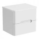 Mode Ellis Wall Hung Vanity Drawer Unit & 600mm Countertop – White – Soft Close