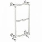 Heated Towel Rail – Chrome – Traditional – Straight – 700 x 400mm – Dorchester