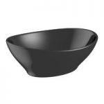 Black Counter Top Basin – Round – Glazed Ceramic – Dal
