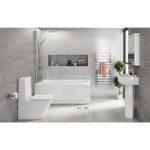 Arte Complete Bathroom Suite – With 1700 x 700mm Straight Bath – White