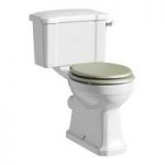 Camberley Close Coupled Toilet – Sage Seat – Traditional