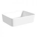 Mode Ellis Countertop Basin – White – Contemporary – Ceramic – Square