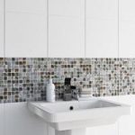 Mosaic Tile – Glass Square- Shell Effect – Wall – 305mm x 305mm – 1 Sheet