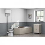 Camberley Ivory High Level Furniture Suite & Straight Bath – Traditional