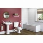Bathroom Suite – With Kensington Straight Bath – 1700 x 700mm – Traditional – Winchester