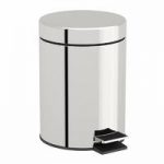 Bathroom Bin – Round – 3 Litre – Stainless Steel – Chrome Finish – Options