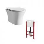 Hardy Wall Hung Toilet & Mounting Frame – Slimline Seat – White