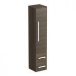 Bathroom Mirror Cabinet – Walnut Finish – Contemporary – Water Resistant Wood – Arden