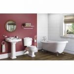 Freestanding Bath Suite – Roll Top Bath – With Ball and Claw Feet – Traditional – Winchester