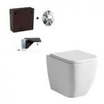 Mode Ellis Back To Wall Toilet & Concealed Cistern – Ceramic – Contemporary