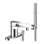 Mira – Precision Bath Shower Mixer Tap – Curved Shape – Chrome – Flow Straightener