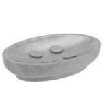 Grey Soap Dish – Resin – Contemporary – Mineral Grey