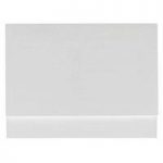 Wooden Bath Panel – Straight – End Panel – White – 700mm