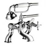 Mira – Virtue Bath Shower Mixer Tap – Chrome – Traditional Design – Brass