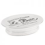 Stoneware Soap Dish – White – Classic French Style – Traditional – Le Bain