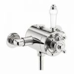 The Bath Co. Dulwich Thermostatic Shower Valve – Exposed – Traditional – Chrome