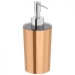 Copper Soap Dispenser – Durable Plastic – Contemporary – Glaze