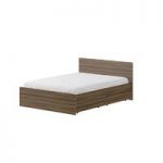 MFI – King Size Storage Bed – Walnut – Underbed Drawers – UV Resistant – London
