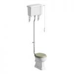Camberley High Level Toilet – Sage Seat – Traditional