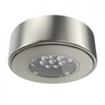 LED Cabinet Light – Round – 1.5W – Satin Nickel Finish – Contemporary – Rond