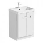 Mode Ellis Vanity Door Unit – 600mm Basin – White – Freestanding – Contemporary