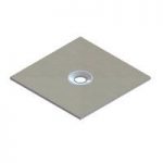 Wet Room Shower Tray – 1200 x 1200mm – Centre Waste – Waterproof – Ready Tile Surface