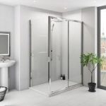 Multipanel Classic Frost White Hydrolock Shower Wall Panel – 2400 x 598