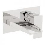 Erskine Waterfall Basin Mixer Tap – Wall Mounted – Contemporary – Chrome – Mode