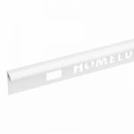 Quadrant Tile Trim – 10mm – PVC – Super Gloss White