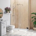 Multipanel Economy Aruban Sand Double Shower Wall Panel Pack – 10mm PVC