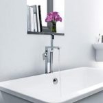 Mode Ellis Freestanding Bath Filler Tap – Chrome Finish – Square Design