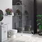 Multipanel Economy Obsidian Marble Double Shower Wall Panel Pack – 10mm PVC